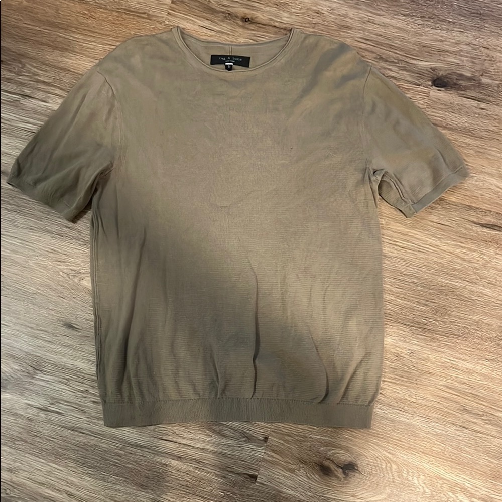 Olive Green Short Sleeve Shirt